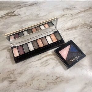 🪞 brightening nude shades beauty eye shadow palette compact bundle of 2